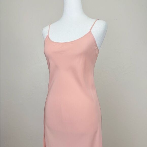 AYR The Ten Outta Ten - Heavyweight Silk Bias Cut Slip Dress Sunset Pink XS - Picture 6 of 16